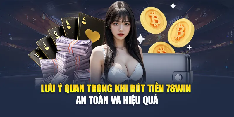 Lưu ý quan trọng khi rút tiền 78WIN – An toàn và hiệu quả