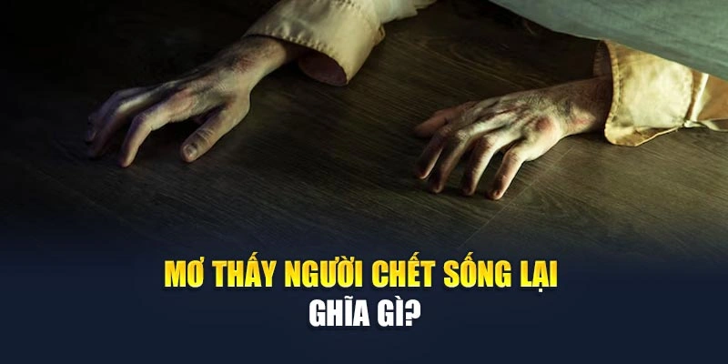 Mơ thấy người chết sống lại nghĩa gì
